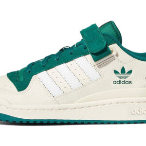 adidas Forum Low Shoes White Collegiate Green GX9398 Nicesnk