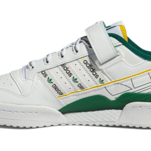 adidas Forum Low Shoes White Green GX3001 Nicesnk