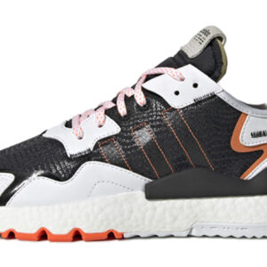 adidas originals Nite Jogger Cloud White/Core Black/Solar Orange FU6842 Nicesnk