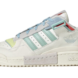 adidas originals Unisex Forum Exhibit Low Sneakers White/Pink/Blue GX4587