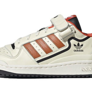 adidas originals Unisex Forum Low Sneakers Ivory/Orange HR0460 Nicesnk
