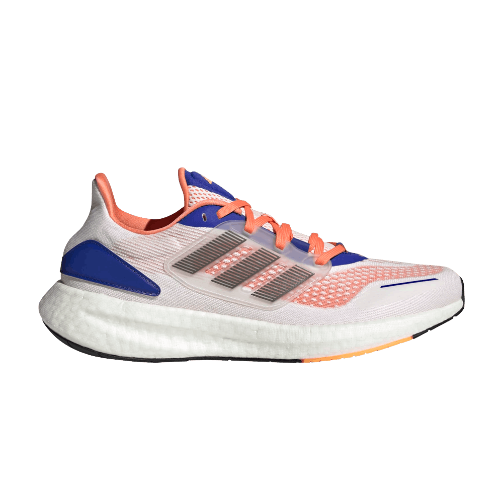 adidas PureBoost 22 Heat.RDY White Blue Orange GY4706 Nicesnk