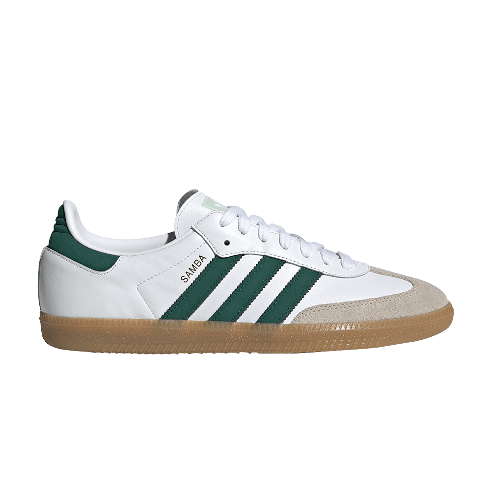 adidas Samba OG White Collegiate Green EE5451 Nicesnk
