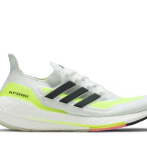 adidas UltraBoost 21 'White Solar Yellow' FY0377