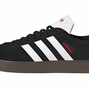 Adidas Vl Court Lifestyle Skate Shoes Black White Gum HQ1801 Nicesnk