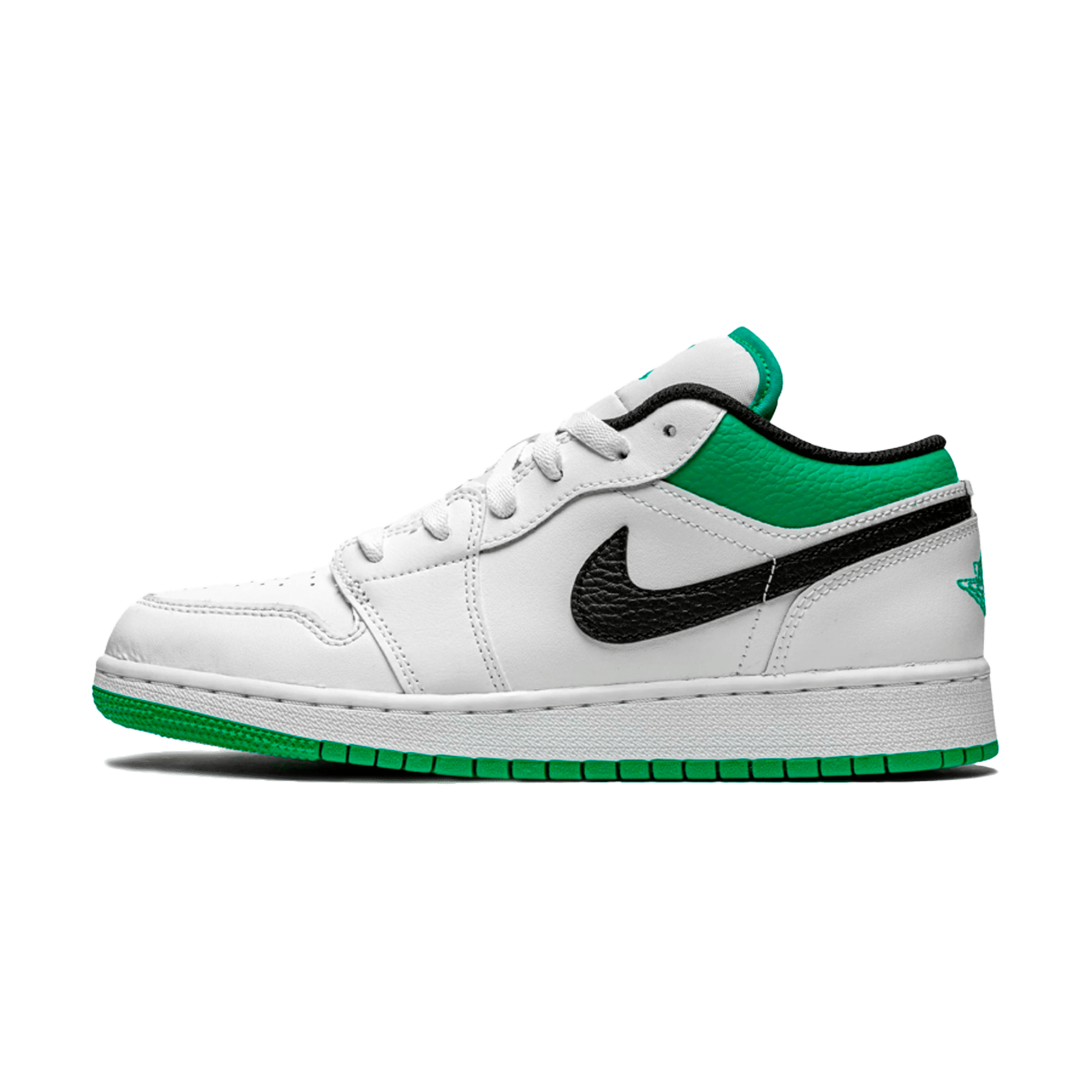 Air Jordan 1 Low GS 'White Lucky Green'