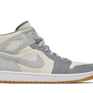 Air Jordan 1 Mid Coconut Milk Particle Grey DN4281-100 Nicesnk