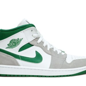 Air Jordan 1 Mid Grey Pine Green DC7294-103 Nicesnk