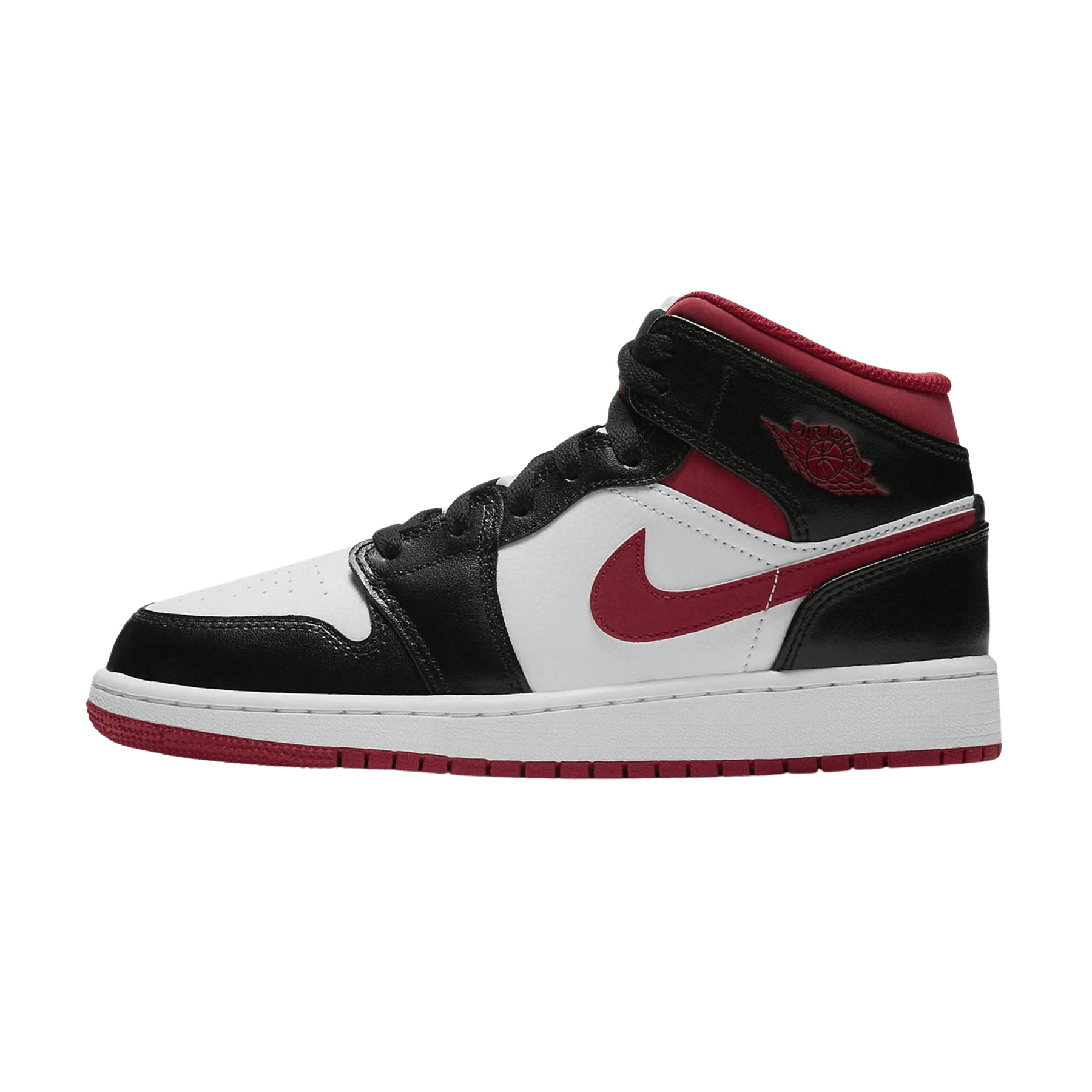 Air Jordan 1 Mid GS 'Black Gym Red'