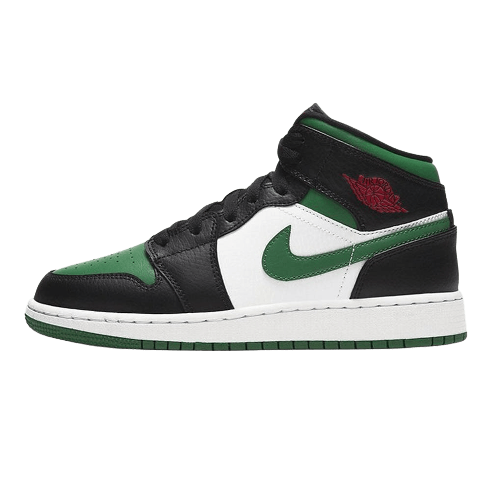 Air Jordan 1 Mid GS 'Black Pine Green'