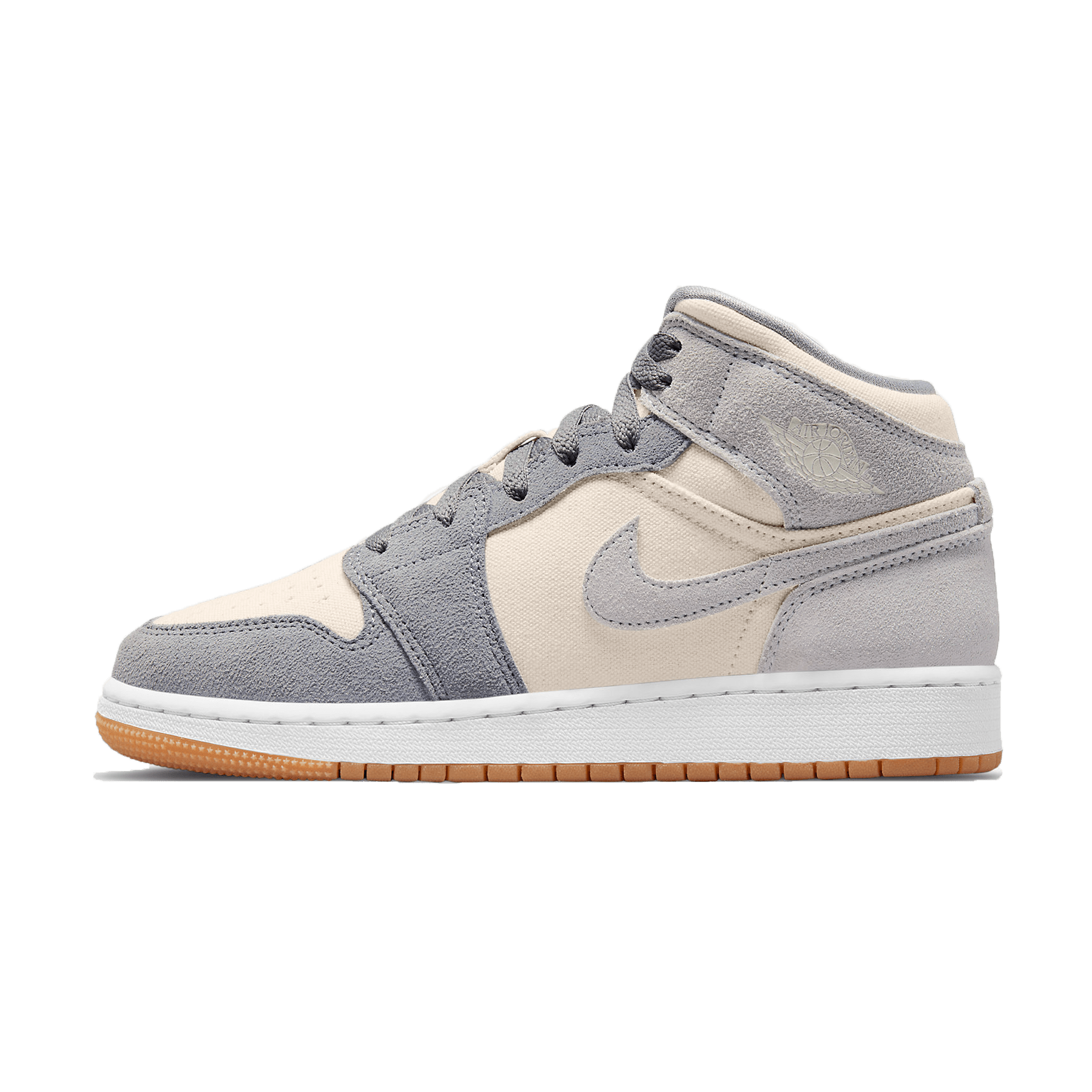Air Jordan 1 Mid GS 'Coconut Milk Particle Grey'