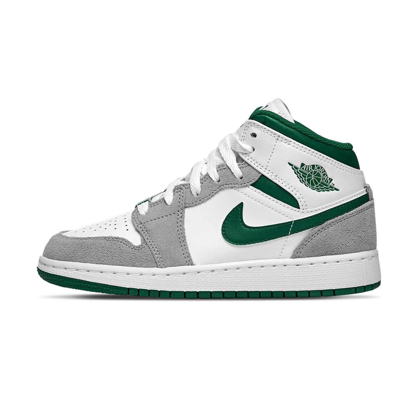 Air Jordan 1 Mid GS 'Green Grey'