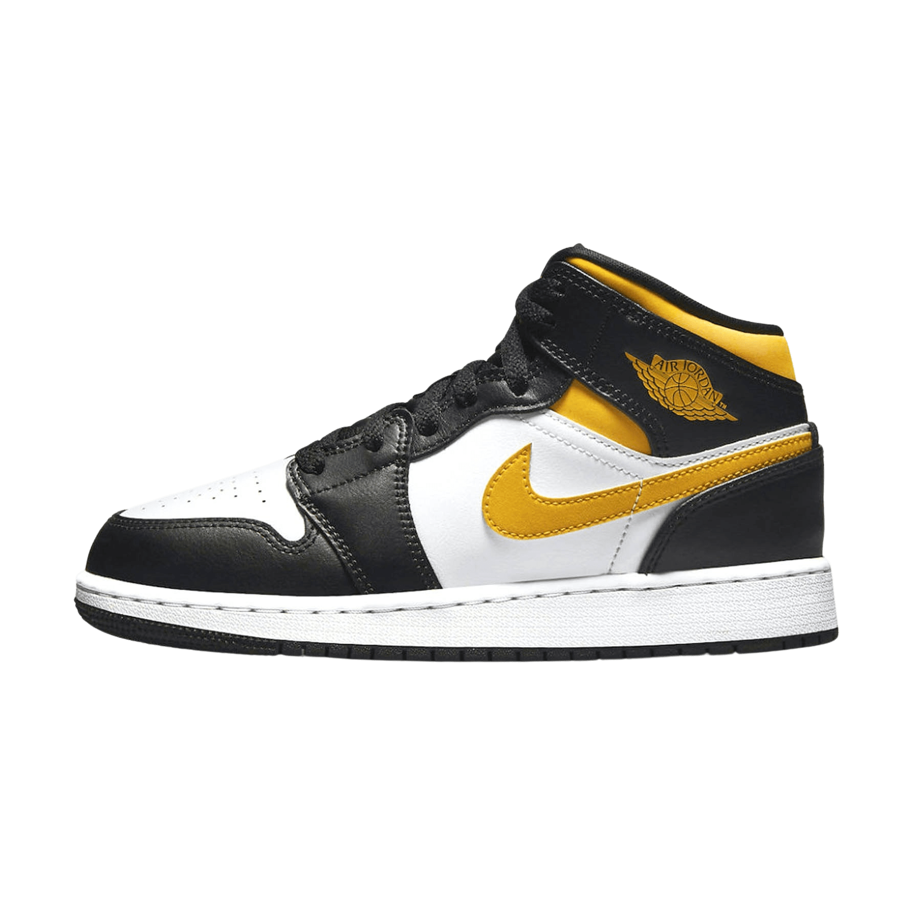 Air Jordan 1 Mid GS 'White Pollen Black'
