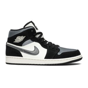 Air Jordan 1 Mid SE Satin Smoke Grey 852542-011 Nicesnk