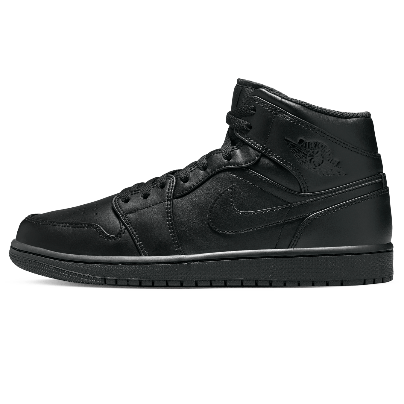 Air Jordan 1 Mid 'Triple Black' 2022
