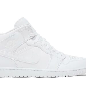 Air Jordan 1 Mid 'Triple White' 2022 554724-136