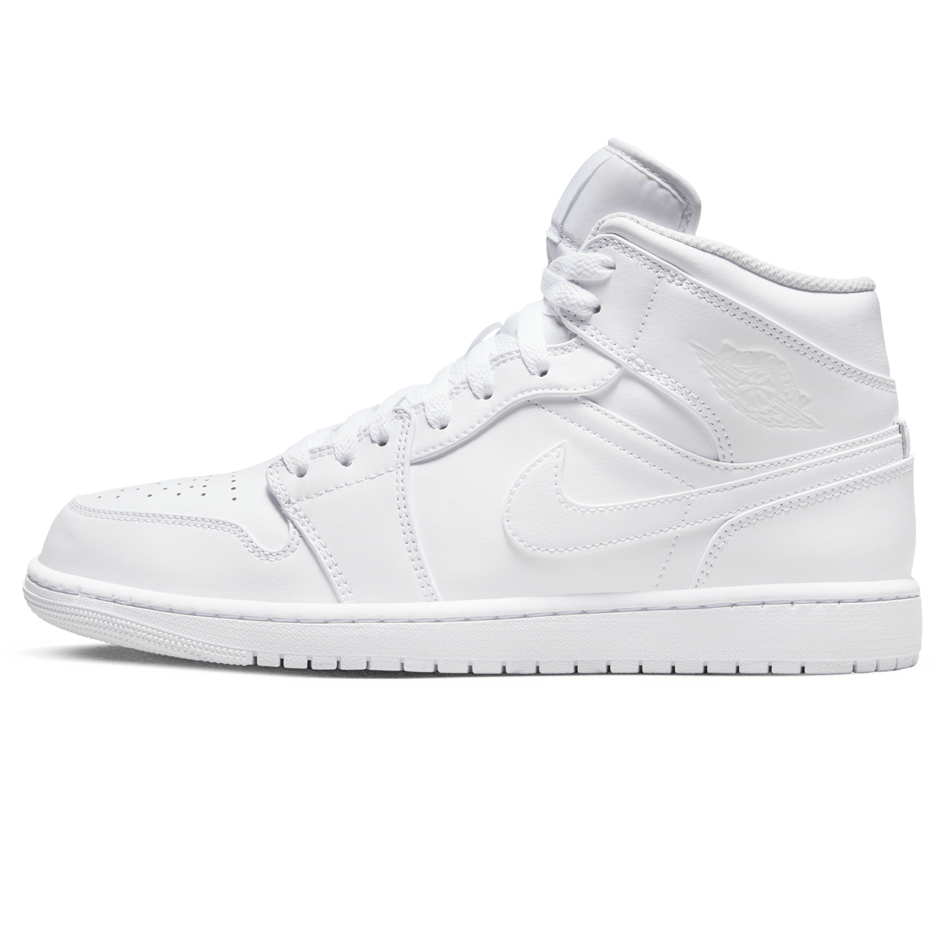 Air Jordan 1 Mid 'Triple White' 2022