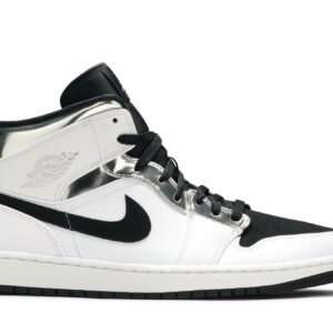 Air Jordan 1 Mid 'White Silver' 554724-121