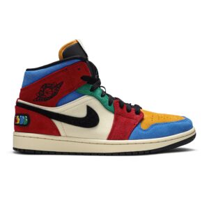 Blue The Great x Air Jordan 1 Mid Fearless  CU2805-100 Nicesnk