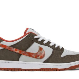 Crushed Skate Shop x Nike SB Dunk Low QS Olive Grey/Mantra Orange DH7782-001 Nicesnk