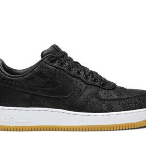 Fragment Design x CLOT x Nike Air Force 1 'Black Silk' [also worn by Jay Chou] CZ3986-001