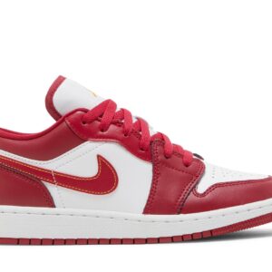 (Grade School) Air Jordan 1 Low Cardinal Red 553560-607 Nicesnk
