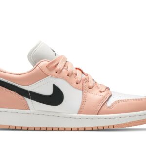 (Grade School) Air Jordan 1 Low Light Arctic Pink 553560-800 Nicesnk