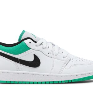 (Grade School) Air Jordan 1 Low 'White Lucky Green' 553560-129