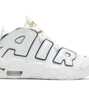 (Grade School) Nike Air More Uptempo White Midnight Navy 415082-109