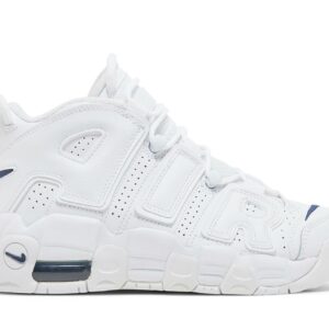 (Grade School) Nike Air More Uptempo White Midnight Navy DH9719-100 Nicesnk
