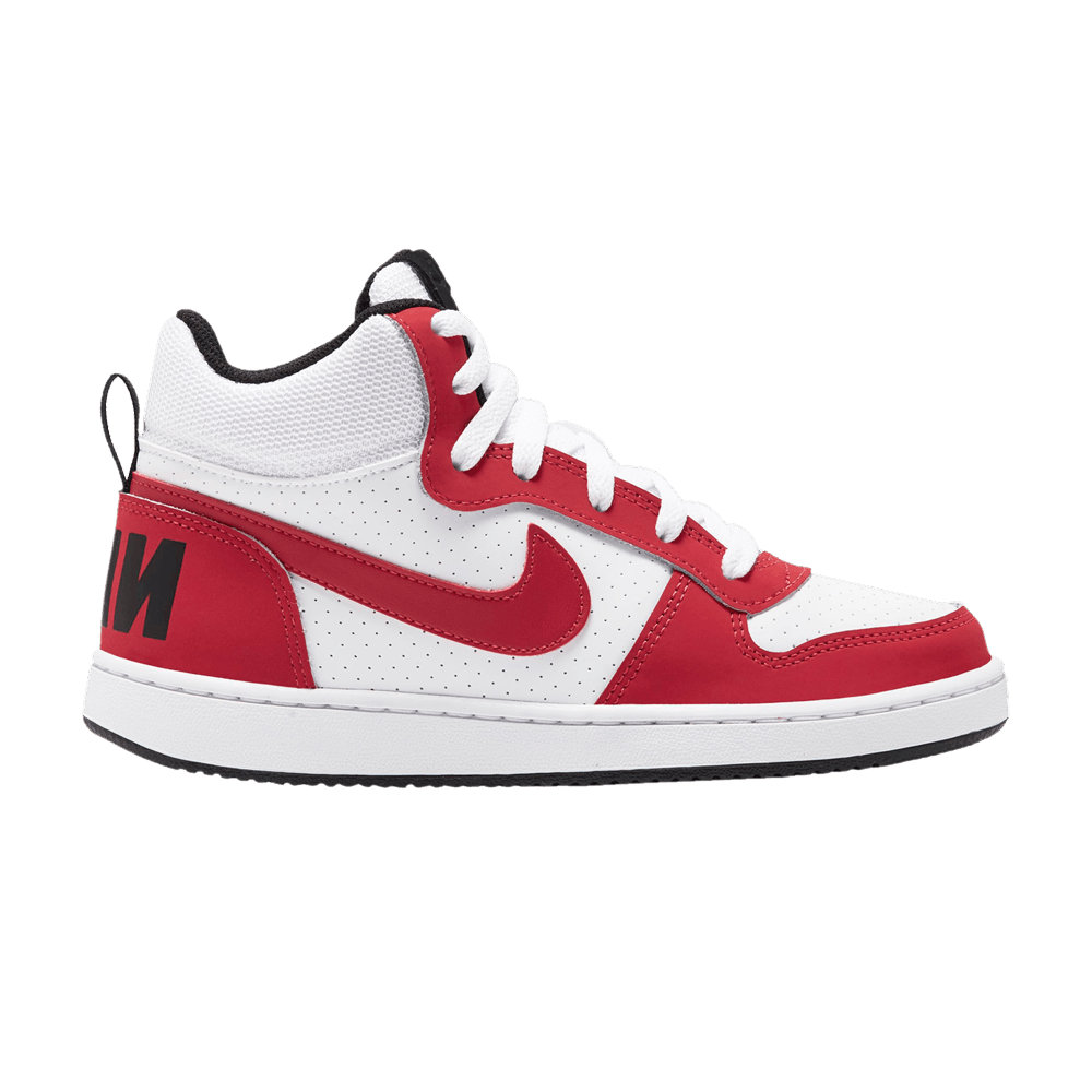 (Grade School) Nike Court Borough Mid 'Gym Red White' 839977-103