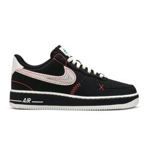 Nike Air Force 1 07 LV8 Crimson Exposed Stitching CU6646-001 Nicesnk