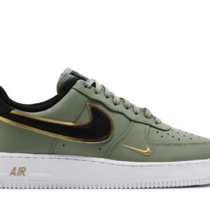 Nike Air Force 1 07 LV8 Metallic Swoosh Pack - Oil Green DA8481-300 Nicesnk