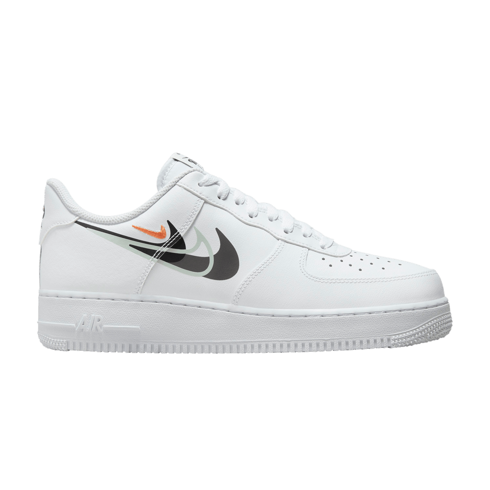 Nike Air Force 1 07 Multi Swoosh - White Black FN7807-100 Nicesnk