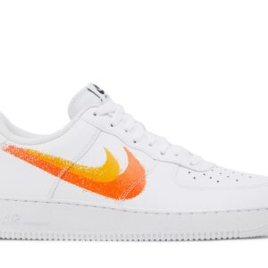 Nike Air Force 1 '07 'Spray Paint Swoosh - Safety Orange' FJ4228-100