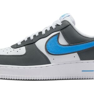 Nike Air Force 1 07 White Grey Photo Blue FB3360-100 Nicesnk