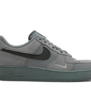 Nike Air Force 1 Low Cut Out Swoosh - Grey DO6709-002 Nicesnk