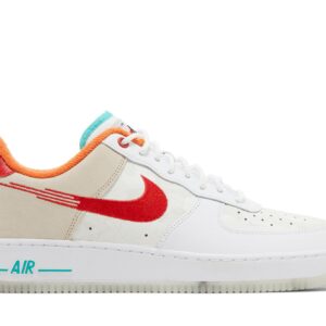 Nike Air Force 1 Low 'Just Do It White Red Teal' FD4205-161