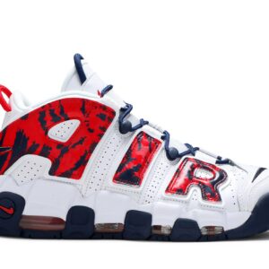 Nike Air More Uptempo Red Navy Camo CZ7877-100 Nicesnk