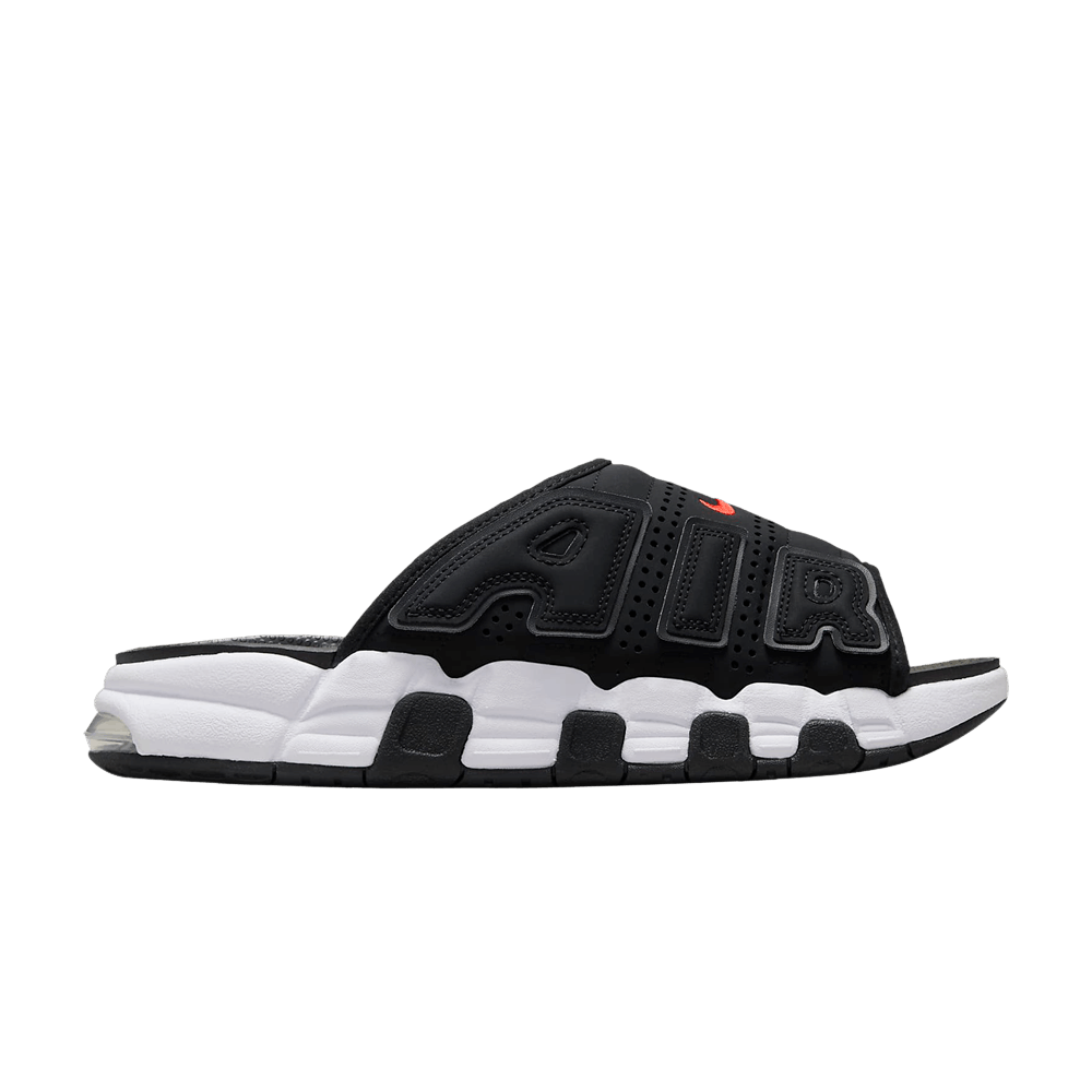 Nike Air More Uptempo Slide 'Black White Red' FJ2708-001