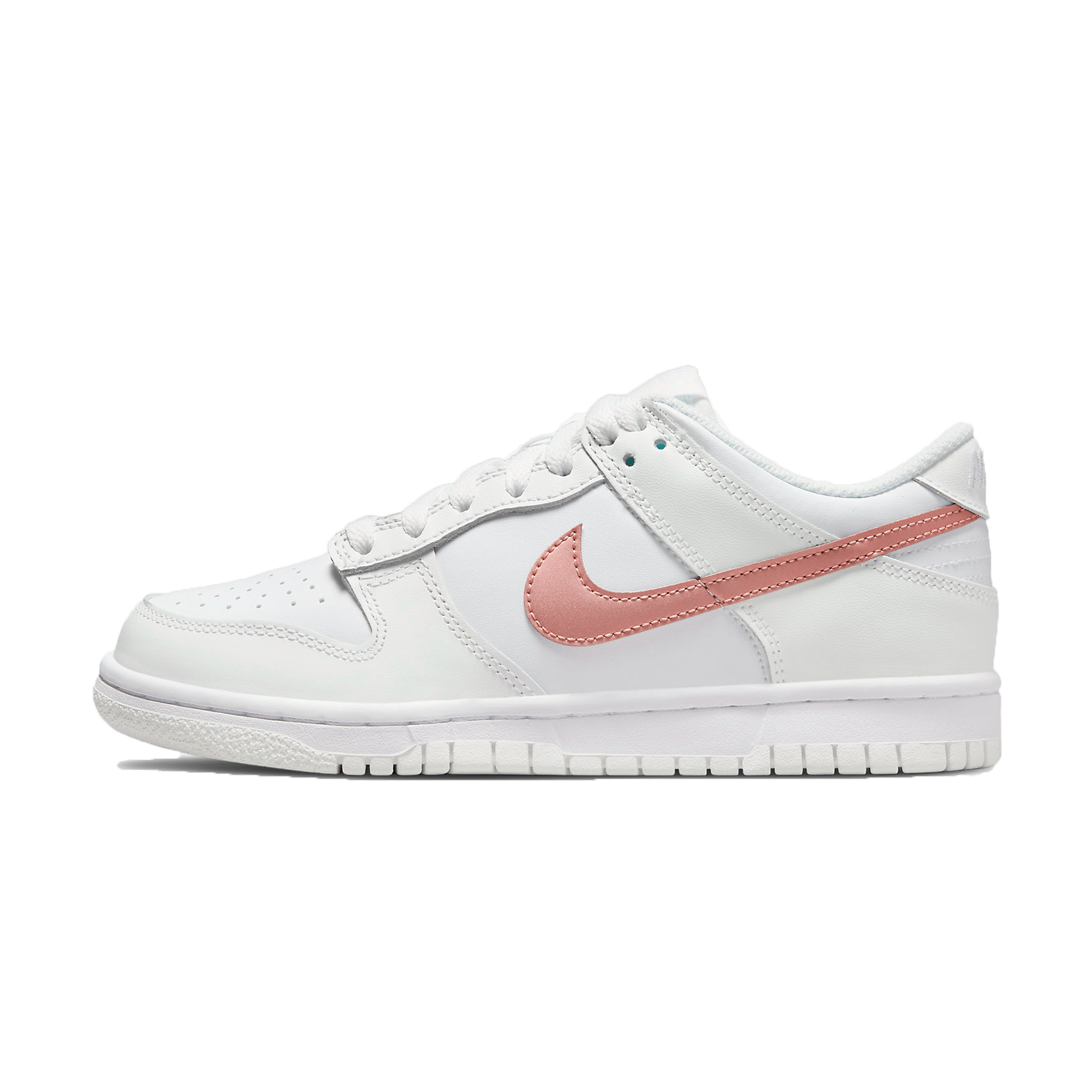 Nike Dunk Low GS 'White Metallic Red Bronze'