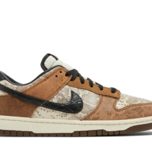 Nike Dunk Low Premium Brown Snakeskin FJ5434-120 Nicesnk