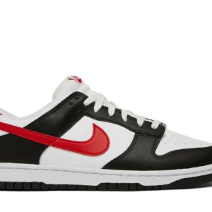 Nike Dunk Low Red Swoosh Panda FB3354-001 Nicesnk