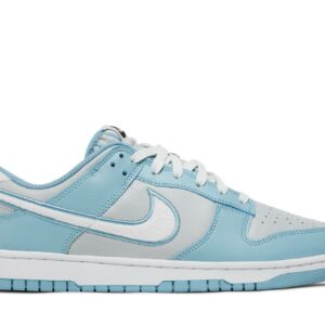 Nike Dunk Low Retro Fleece Swoosh Worn Blue FB1871-011 Nicesnk