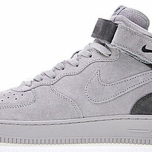 Nike Reigning Champ x Nike Air Force 1 Mid Grey Black 807618-200 Nicesnk