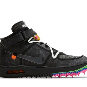 Off-White x Nike Air Force 1 Mid 'Black' DO6290-001