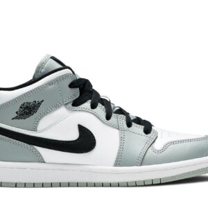 (Preschool) Air Jordan 1 Mid Light Smoke Grey 640734-092 Nicesnk