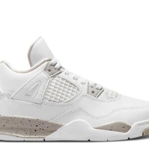 (Preschool) Air Jordan 4 Retro 'White Oreo' BQ7669-100