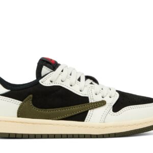 (Preschool) Travis Scott x Air Jordan 1 Low OG 'Olive' DZ5909-106