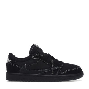 (Preschool) Travis Scott x Air Jordan 1 Low OG SP Black Phantom DO5442-001 Nicesnk